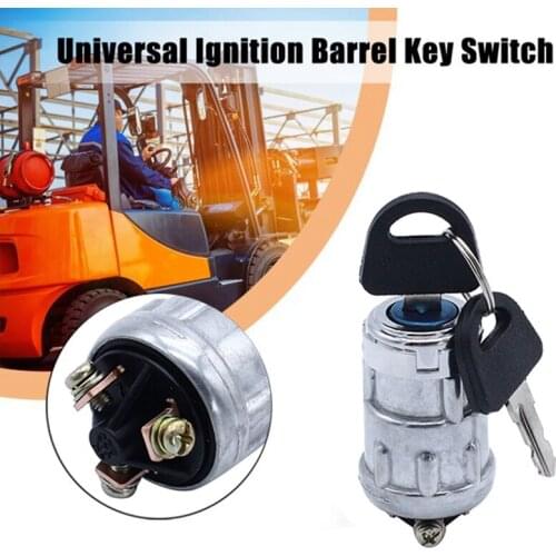 Universal Ignition Barrel Key Switch Waterproof Cover Keys for 12V Car Boat Bike Motorcycle