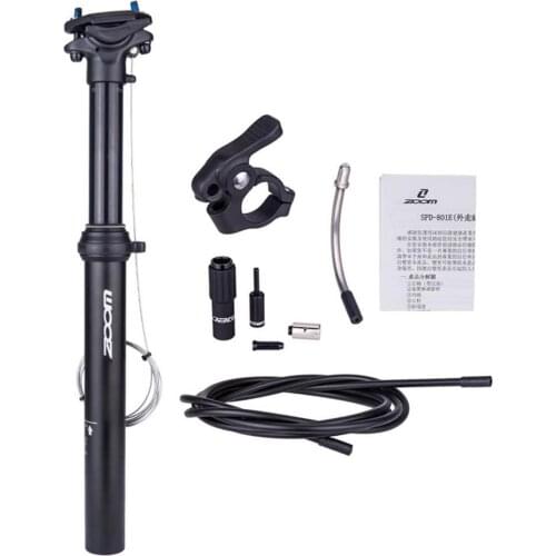 Bike Dropper Seatpost Remote Control Seat Tube 30.9mm 31.6mm Bicycle Hydraulic Seat Saddle Post External Cable Routing Route
