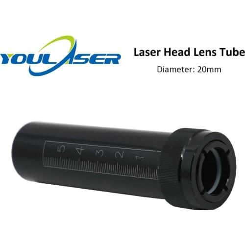 YOULASER CO2 Laser Head Lens Tube O.D.25 Tube for D20 F50.8 Lens for CO2 Laser Cutting Engraving Machine