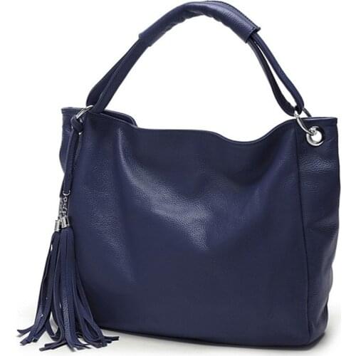 Womens Casual Shoulder Bag Fashion large-capacity Tassel Leather Handbag Multifunctional Practical Female Bag