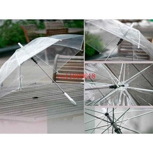 10pcs/lot Free Shipping 34" Big Clear Cute Bubble Deep Dome Umbrella Gossip Girl Wind Resistance