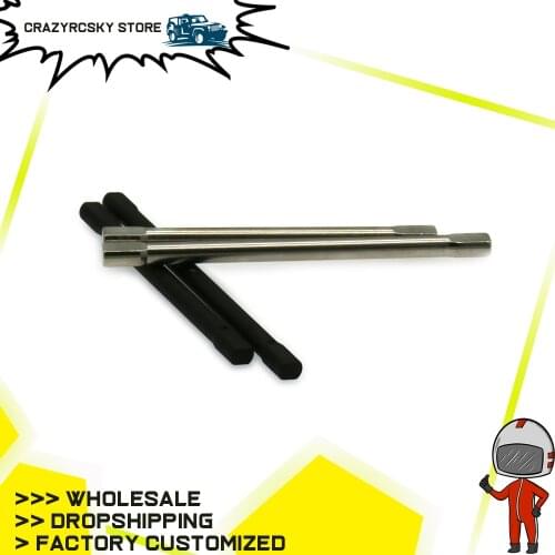RCAWD 2PCS Rear Axle Shaft For trx4 Rc Car 1/10 Traxxas trx4 Land Rover Crawler Wheel Tire Hopup Parts Wheel Crawler