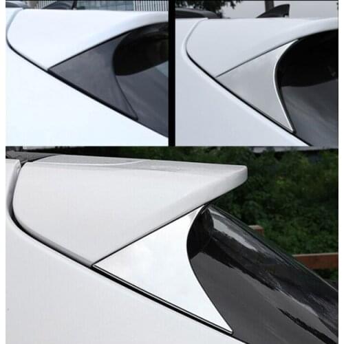 ACCESSORIES FIT FOR HYUNDAI TUCSON TL 2015 2016 SIDE REAR WINDOW SPOILER COVER TRIM TRIANGLE GARNISH BEZEL
