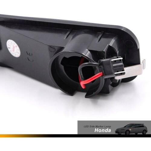 Car Smoke Turn Signal Light Lens Amber Led Fender Side Marker Light For 1996-2000 Honda Civic EK EJ EM
