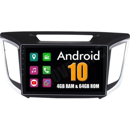For Hyundai IX25 Creta 2014+ Android 10 Autoradio GPS Car Radio Stereo Receiver Media Center Audio Video Central Multimedia