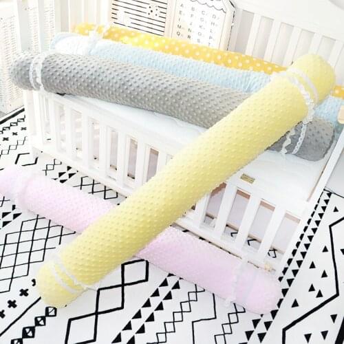 Baby doudourong anti-collision filling gap anti-collision bedside pillow newborn lace pure cotton bedside long pillow