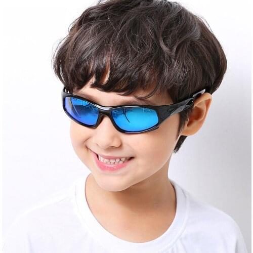 Kids Sunglasses Polarized Silicone Riding Childrens Sun Glasses Boys Girls Glasses Cool Outdoor Sports Eyeglasses UV400 D816
