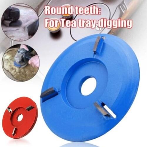 Wood Carving Disc Woodworking Engraving 4-tooth Milling Cutter for 16mm Aperture Angle Grinder In Stock