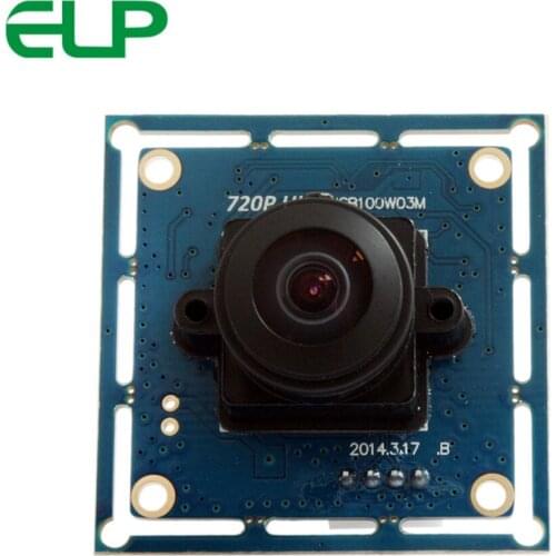 ELP HD 720P NT99141 fisheye wide angle USB Camera for Medical equipment, Free driver