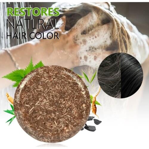 Hot Sale Hair Darkening Shampoo Bar Natural Organic Hair Conditioner Anti-danduff Moisturizing And Hair Care Loss Prevention Bar
