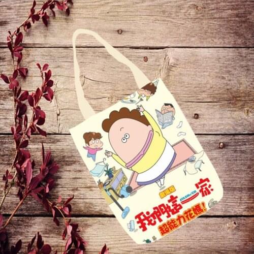 IVYYE 1PCS ATASHIn'CHI Fashion Anime Canvas Shoulder Bags Casual Shopping Bag Cartoon Tote Handbag Travel Lady Girls New