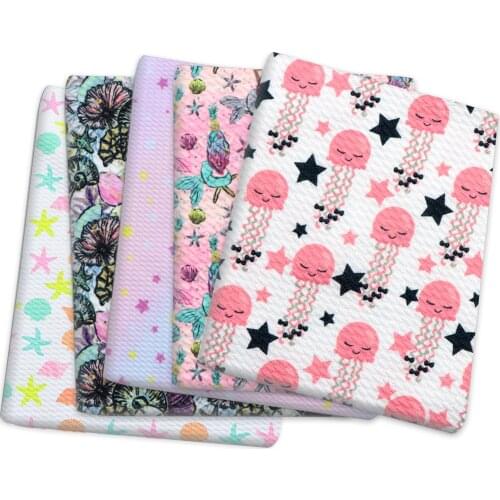 Jellyfish Whale Turtle Seaweed Bullet Textured Liverpool Cotton Material Fabric Sewing Quilting Needlework DIY Cloth,1Yc14628