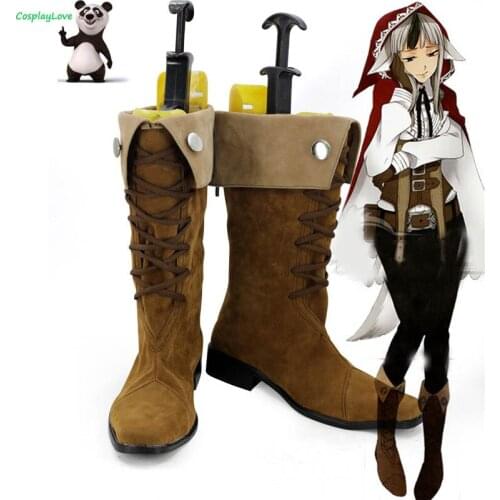 Fire Emblem Awakening Velua Brown Cosplay Shoes Long Boots CosplayLove For Halloween Christmas