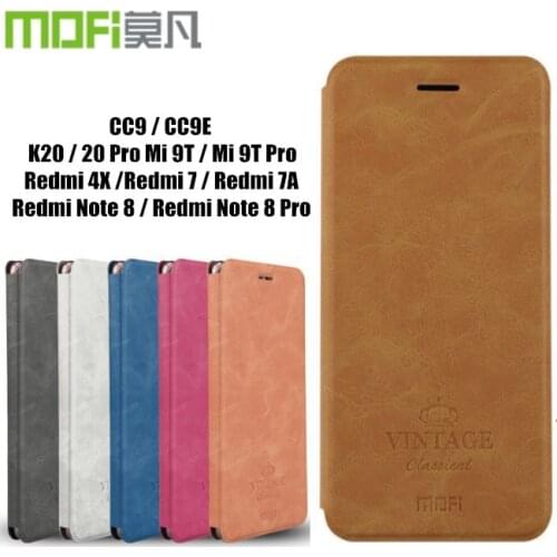 Mofi Luxury Flip Leather Case For XiaoMi Mi CC9 CC9e 9T Pro Stand Card Holder Case For Redmi Note 8 K20 Pro Redmi 7 7A 4X