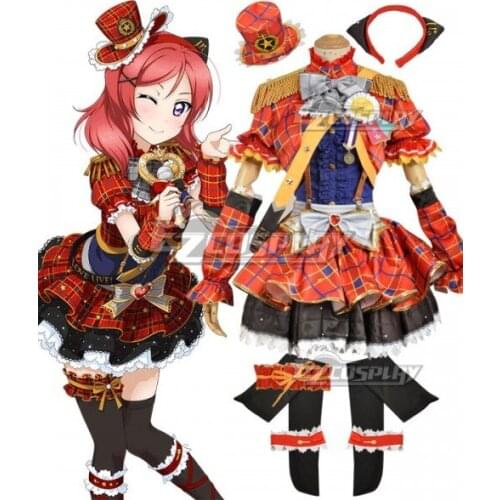 Love Live! Lovelive! Transformed Idol Maki Nishikino Party Festival Dress Halloween Party Girls Adult Dress Cosplay Costume E001