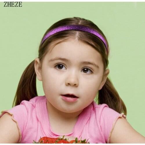 20Pcs/Lot Fashion Candy Color Glitter Headbands Korean Style Cute Hairband Women Hair Accessory Hair Jewelry