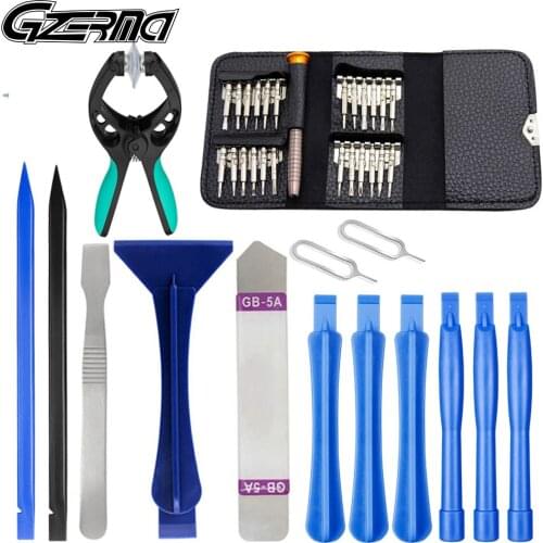 Professional Phone Opening Pry Repair Tool Sets With 24pcs Screwdriver Kit for iPad Macbook Cellphone Laptops PC Tablet Repair
