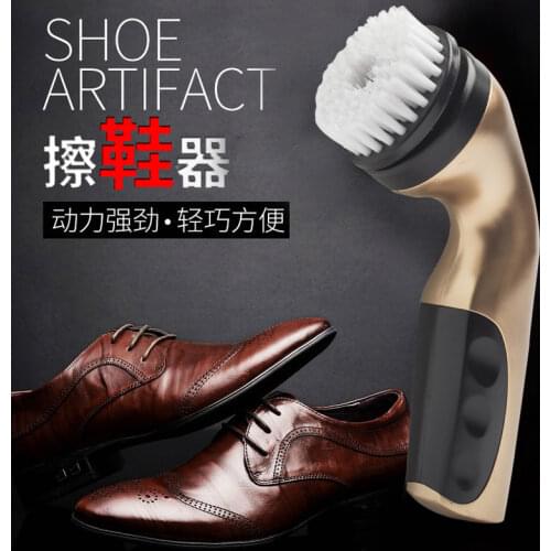 Shoe polishing machine 5 pcs shoe brush heads shoe polish kit shoe cleaner Portable Electric Charging Shoe Polisher Shoe Brush