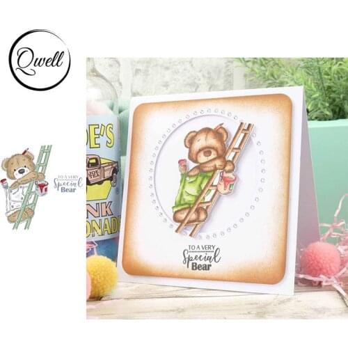 QWELL Clear Transparent Stamps To A Very Special Bear DIY Scrapbooking Craft Paper Card Making Template 2020 New