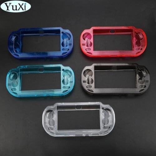 YuXi Transparent Clear Hard Case Protective Cover Shell Skin for Sony PlayStation Psvita PS Vita PSV 1000 Crystal Body Protector