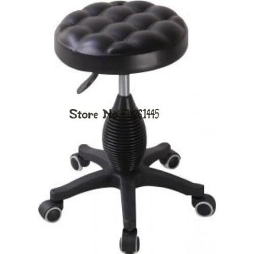 Barber shop chair barber shop stool rotating lifting pulley beauty stool large work stool makeup hair salon manicure stool