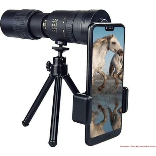 BAK4 10-300X40mm Super Telephoto Zoom Monocular Telescope Night Vision