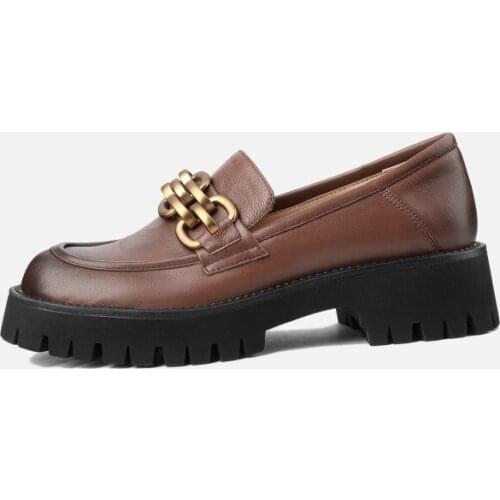 Woman Flats Loafers Wedges Woman 2021 Platform Shoes For Women Pumps Shoes Without Heel Leather Footwear Casual Shoes Size 34-40