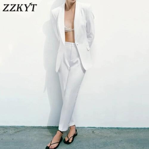 ZZKYT Women's Office Trouser Suits