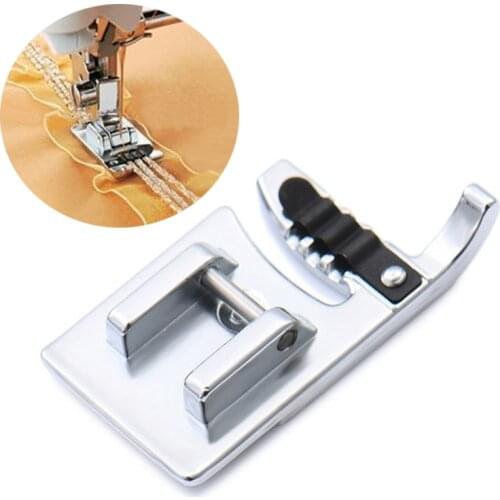 1pcs Inlaid Sewing Three Ropes Presser Foot Top Quality Metal DIY Multifunctional Household Low Handle Sewing Machine Foot
