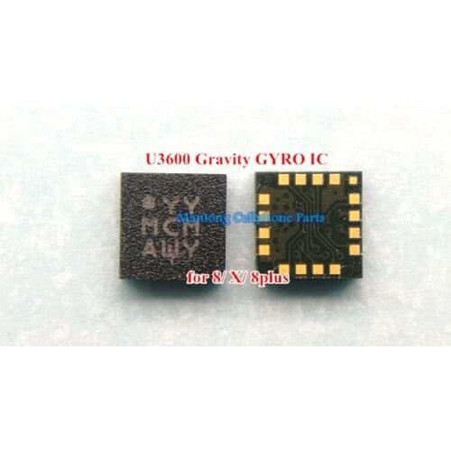 2pcs-20pcs New U3600 For iphone X 8 8plus Gravity IC GYRO Sensors Gyroscope IC Chip