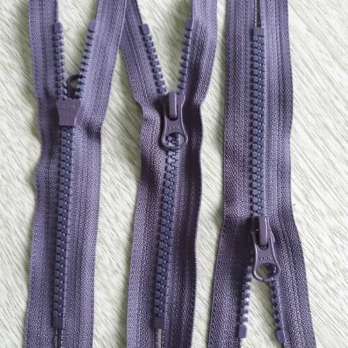 50 Pcs/lot Cheap Stocked Plastic Ykk Resin Zipper Close End 14.5 Cm Violet Art Diy Pocket Collar Sewing Accessories