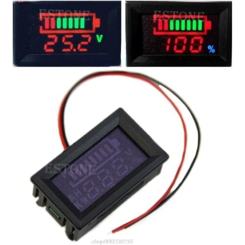 Durable 12v Acid lead indicator Battery capacity digital LED Tester voltmeter MY19 21 Dropshipping