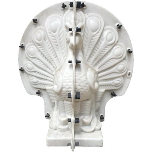 Decorative Animal Sculpture Concrete Peacock mould Statue Moulds ABS good quality mouds