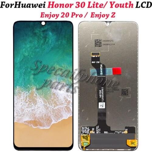 For Huawei Honor 30 Lite LCD Display Touch Screen Digitizer Assembly For Huawei Enjoy 20 Pro / Enjoy Z LCD Display Repair Parts