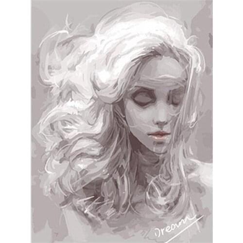 DIY Digital Painting By Numbers Package The grey head oil painting mural Kits Coloring Wall Art Picture Gift frameless