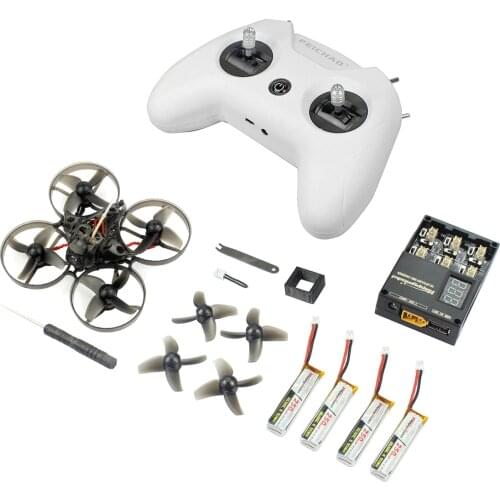 FEICHAO LiteRadio OpenTX 2.4G 8CH Radio Transmitter with Mobula7 Crazybee F3 FPV Drone BNF Frsky Non-EU Standard/Basic Version