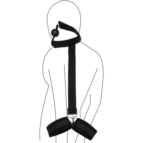 Erotic Bondage Bed Games BDSM Sex Bondage Set Adult Sex Products Women Handcuffs Ankle Cuff Restraints Sex Toys For Couples