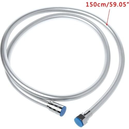 HNGCHOIGE 1.5m PVC Flexible Shower Hose Bathroom Plumbing Explosion-proof Hand Held Pipe