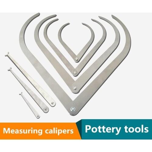 Pottery Tools Distance Measuring Caliper Steel Inner and Outer Diameter Measurement Positioning Caliper Distance Measuring Tool