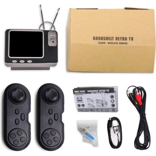GV300 Retro Bookshelf Classic TV Game Console 3.0 In Dual 2.4G BT Wireless Controller Support for Connecting TV 108 Games