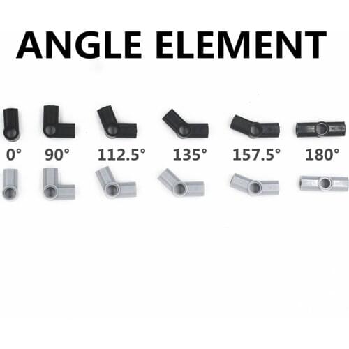 Building Blocks MOC Technic Parts 20pcs ANGLE ELEMENT compatible with lego for kids boys toy
