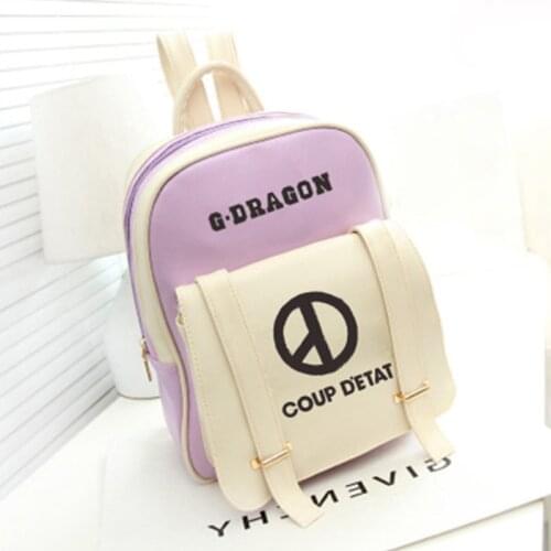 KPOP 4 Colors Bag Bigbang G-Dragon COUP DETAT Personal Album Kwon Ji Young Concert Support Big Capacity Travel Bag