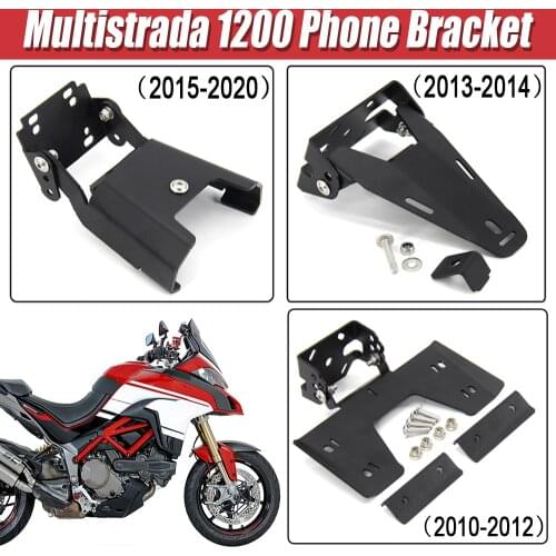 NEW Motorcycle Stand Holder Smartphone Phone GPS Navigation Plate Bracket For Ducati Multistrada 1200