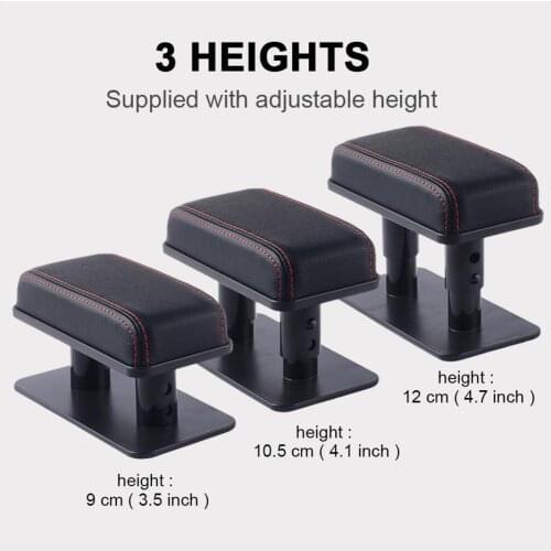 Car Arm Support Universal Car Armrest Box Elbow Support Adjustable Anti-Fatigue Door Armrest Heightening Pad