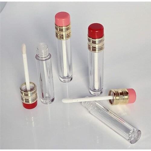 3ml Empty pen shape Lip Gloss Tube in red pink color 50pcs