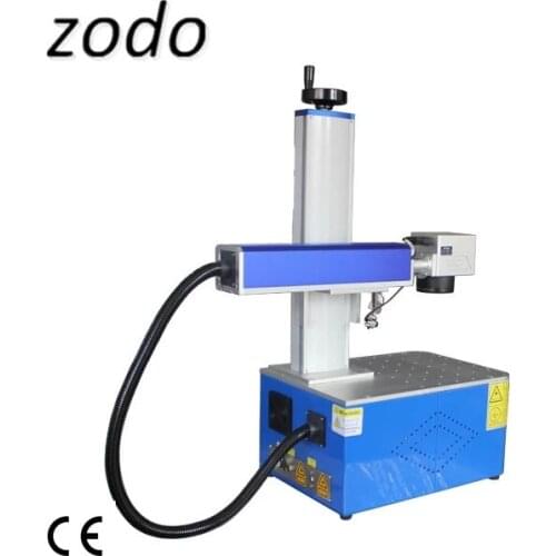 Metal Medal Laser Engraving Machine Desktop Fiber Laser Marking Machine Raycus 20W For Steel Art And Crafts Nameplate Metal USB