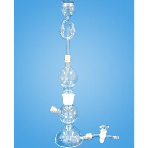 250ml Kipps Apparatus ;Hydrogen Generating Glass Device;Gas Generating Device Lab Supplies