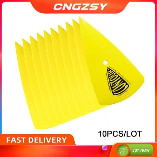 CNGZSY 10pcs Car window vinyl wrapping film application Contour squeegee car color change window tint film cleaning tools 10A13
