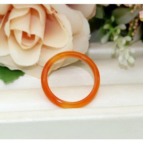 Ring face 3mm natural ring classic ring couple wedding ring fashion jewelry natural stone real jewelry