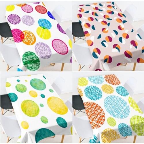 Color ball round table cloth party table cloth table cover dinning table decoration coffee table for living room picnic blanket